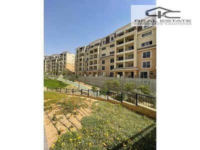 apartment  for sale  164m in sarai  new  cairo  READY TO MOVE  view  villas in the  best  location  in  5th  statement