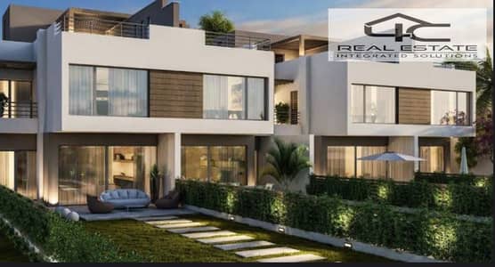 Town house 190 m in prime location for sale with down payment and instalment in palm hills new cairo compound delivery 2027