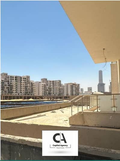 With only 5% down payment an apartment for Ready To Move  with finishing in Jade Compound in front of the Green River in the New Capital