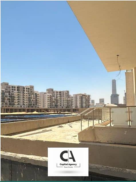 With only 5% down payment an apartment for Ready To Move  with finishing in Jade Compound in front of the Green River in the New Capital 0