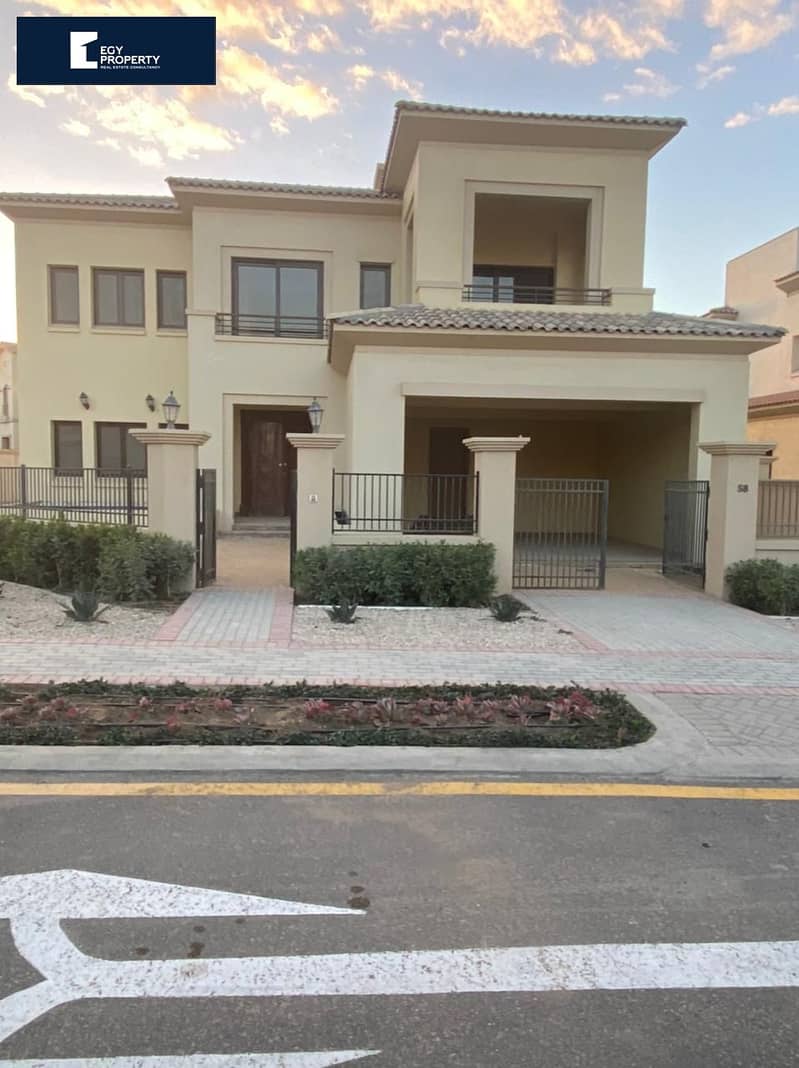 Lowet Price!! Finished Villa 460sqm With Prime Location In Up Town Cairo -Mokkatm. (Buy Now!!!) 0