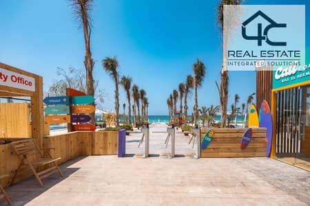 Chalet 118m for sale with the lowest price in the market fully finished directly on the sea in Cali Coast Ras El Hekma North Coast