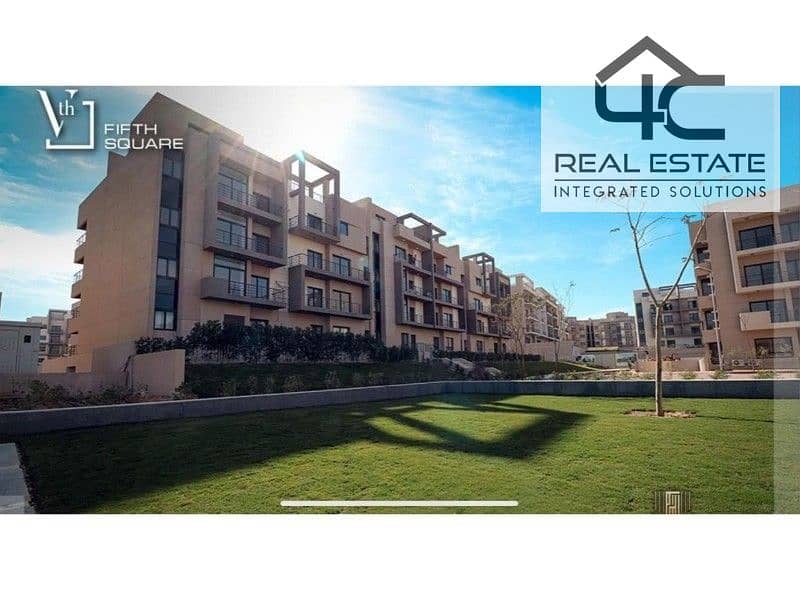 Ready to move apartment 145 m 3 bedroom fully finished in prime location for sale with under price in market in fifth square compound  new cairo 0