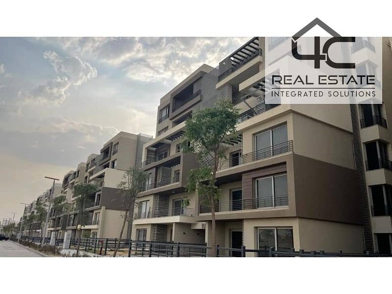 Apartment for sale in Palm Hills New Cairo 156 m and 44 m garden in installments and the lowest price 0