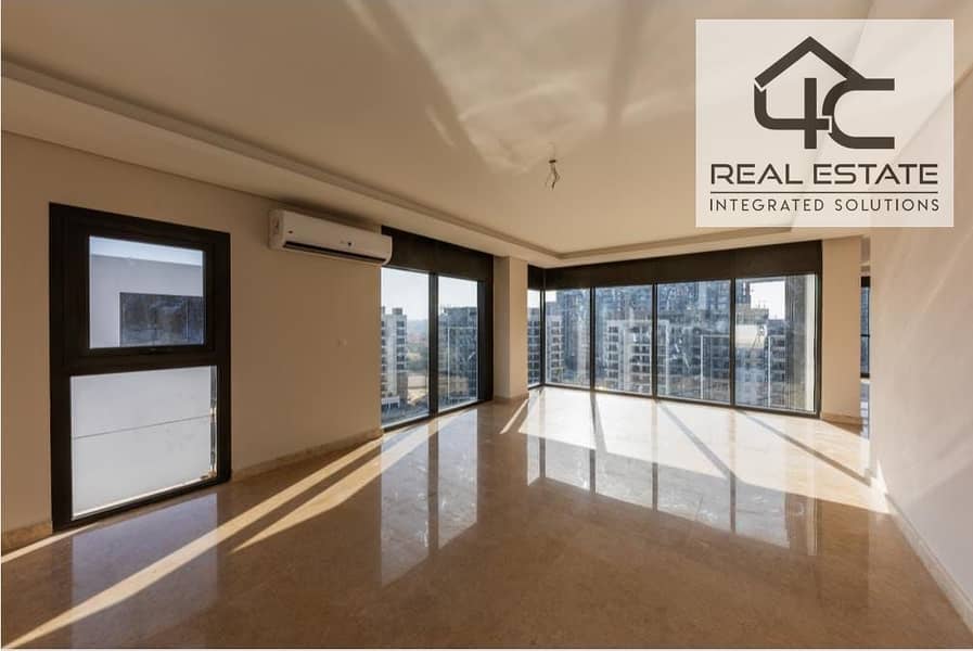 Penthouse for sale ​​221 m fully finished with Ac. s in zed east compound new cairo with down payment and instalment 0