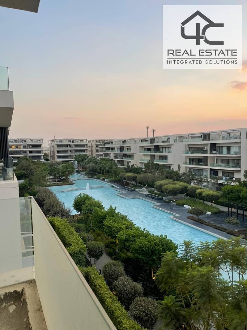 For sale in prime location apartment 143 m with down payment and instalment in compound Lake view residence 2 new cairo 0