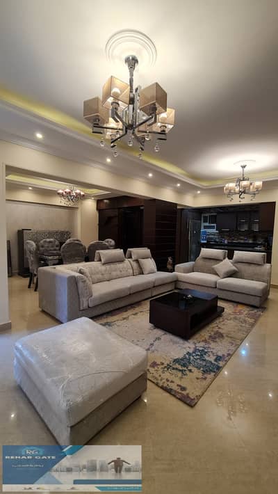 Furnished apartment for rent in Al Rehab Compound, New Cairo