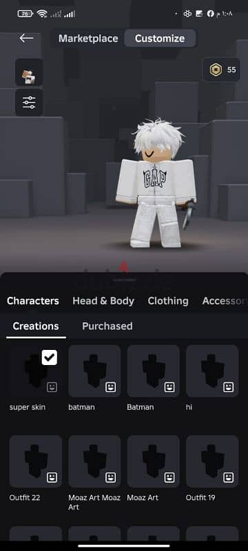 roblox حساب للبيع 10