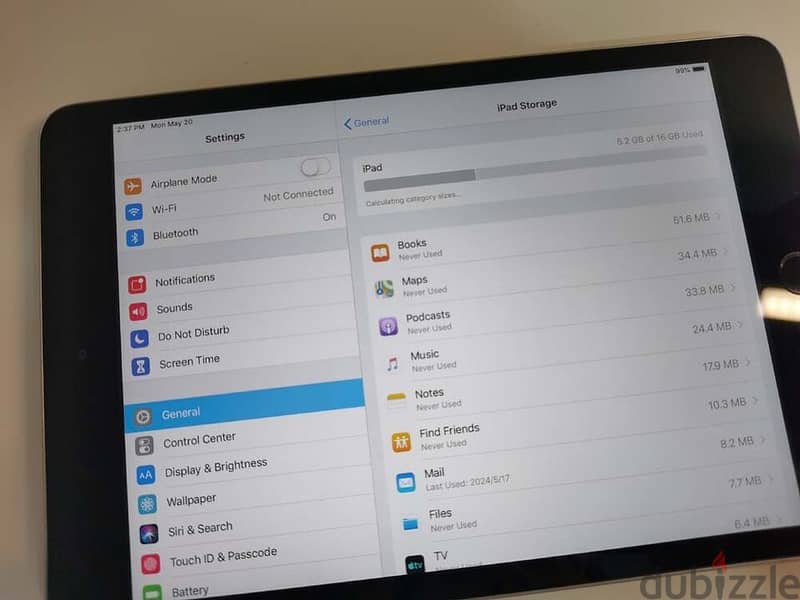 apple ipad mini 3 wifi + SIM ايباد 3 ميني 3