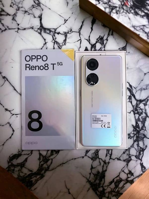 اوبو رينو OPPO RENO 8T 5G الحالة  كسر زيرو مفهوش خدش  قابل للبدل 0