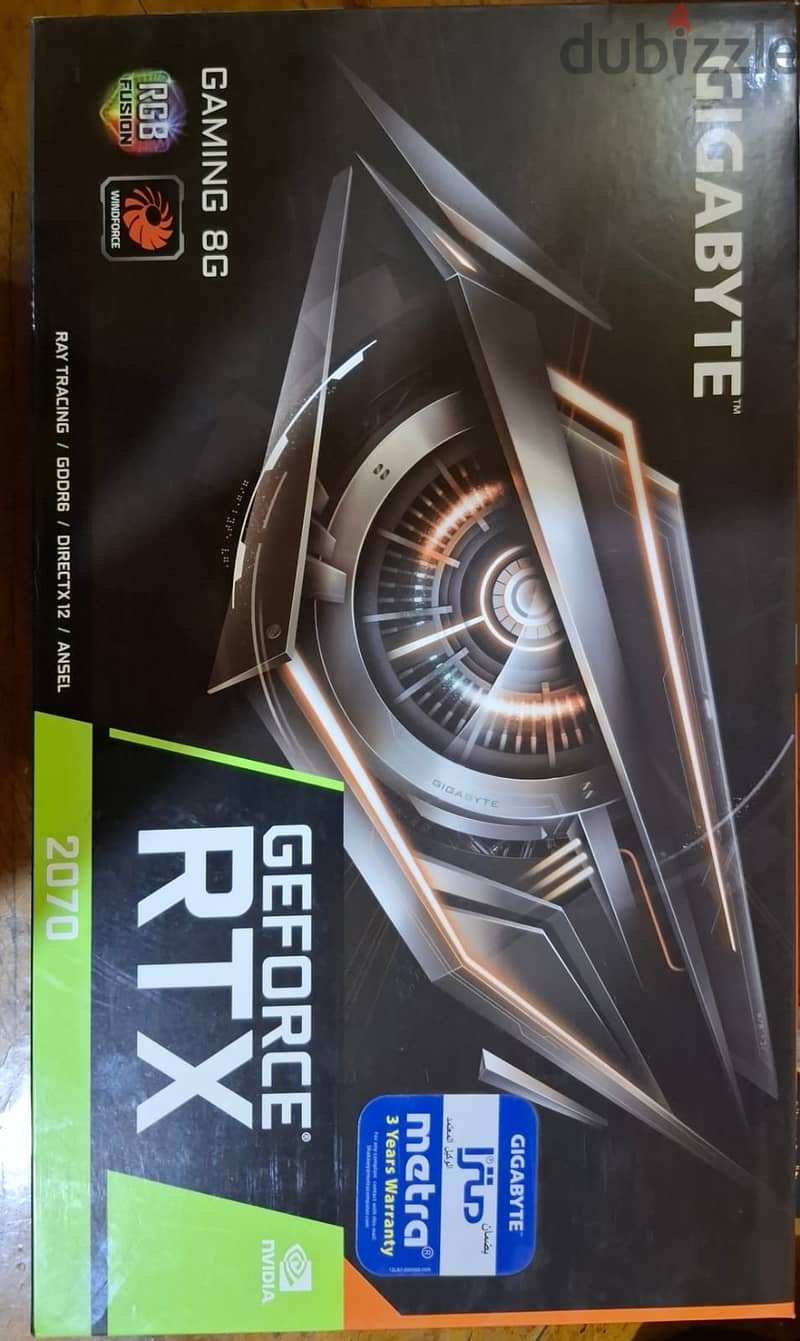 RTX 2070 GIGABYTE Windforce Graphics Card 3