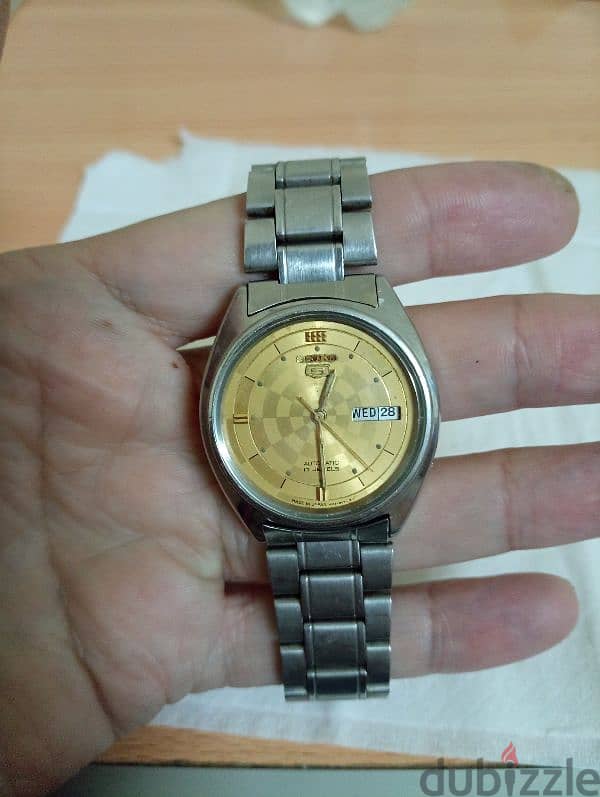 ساعة seiko5 اتوماتيك حاله ممتازة 2