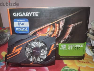 GT 1030 Gigabyte oc 2gb ddr5 كرت شاشه