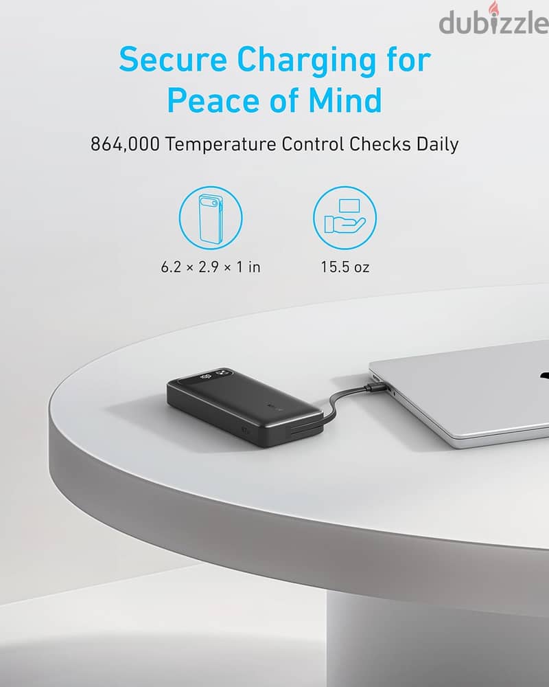 Anker Power bank 20k 87w +كونفرتر لتشغيل الراوتر حالة انقطاع التيار 10