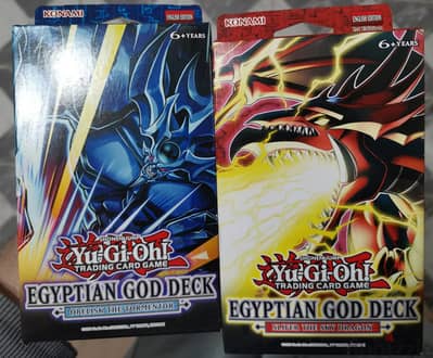 Original Yu-Gi-Oh Cards-YuGiOh Slifer & Obelisk structure decks