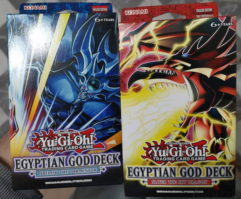 Original Yu-Gi-Oh Cards-Slifer & Obelisk structure decks 0