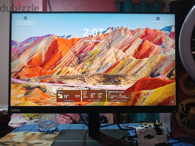 lenovo thinkvision 2k monitor لينوفو 0