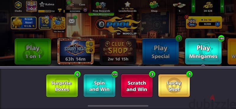 حساب بلياردو 8 ball pool للبيع  الحساب قوي ونادر 1