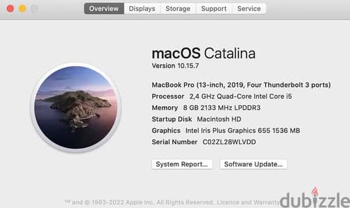 MacBook Pro 2019 - 13 inch