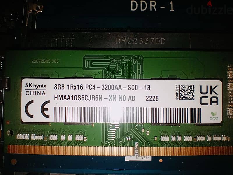 Ram 8 gb ddr4 1Rx16 3200 mhz Sk hynix 2