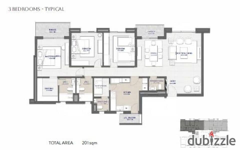 Finished apartment 201 m in City gate compound _dp 5.250 _installment till 2031 0