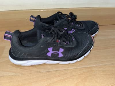 Under Armour Women’s Charged Assert Purple/ Black Running Shoes