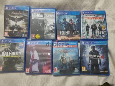 العاب بلايستيشن 4 PS4 games للبيع او البدل