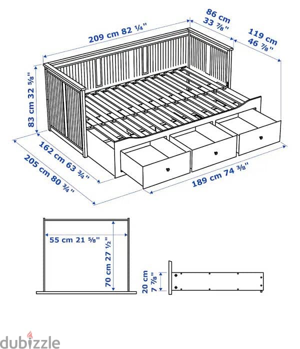 25% off offer on IKEA bed - سرير ايكيا 11