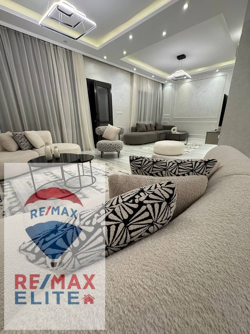 Luxury Apartment for rent in Eastown fully furnished (first use) on South 90th Street, next to Al-Nasr Square, the American University, 205M 0