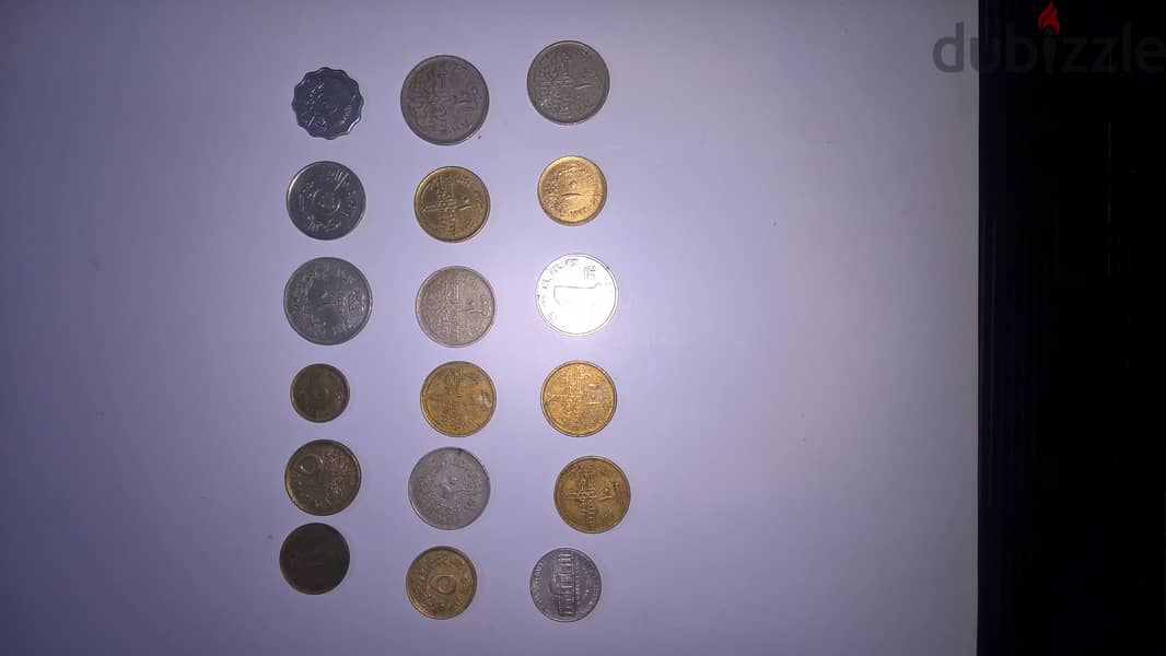 Old Egyptian, Arab and foreign coins 1