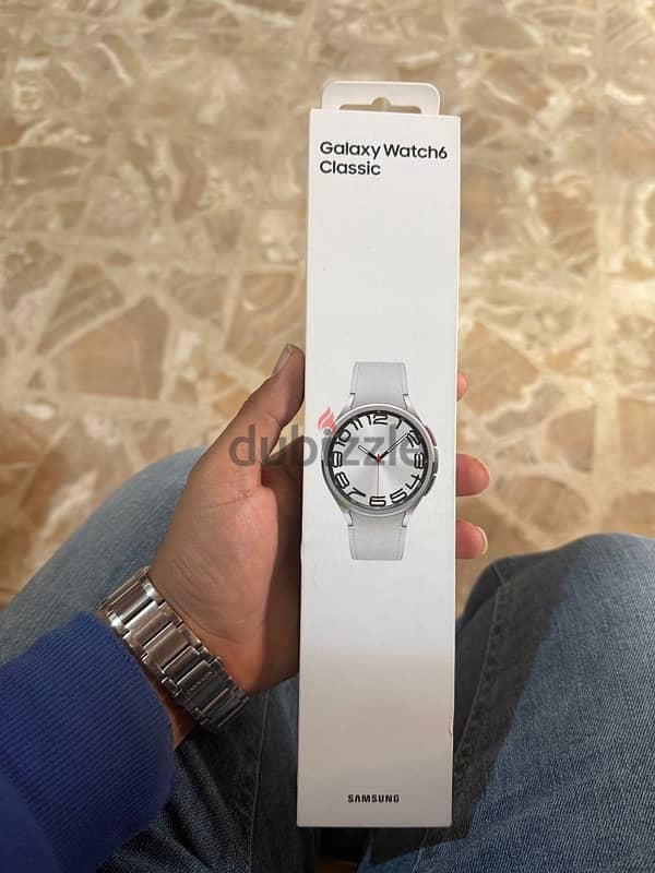 ساعه سامسونج جلاكسي واتش ٦ كلاسيك اكبر مقاس ٤٧ مم  samsung watch 6 cla 1