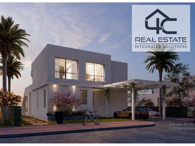 twin house for sale in Seashore Hyde Park, 298m,fully finished, with installments, view on the sea, in north coast - Ras Al-Hikma