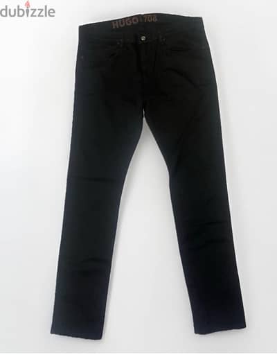 Hugo Black Jeans Size 36/32 Slim - بنطلون جينز هوجو أسود مقاس 36/32