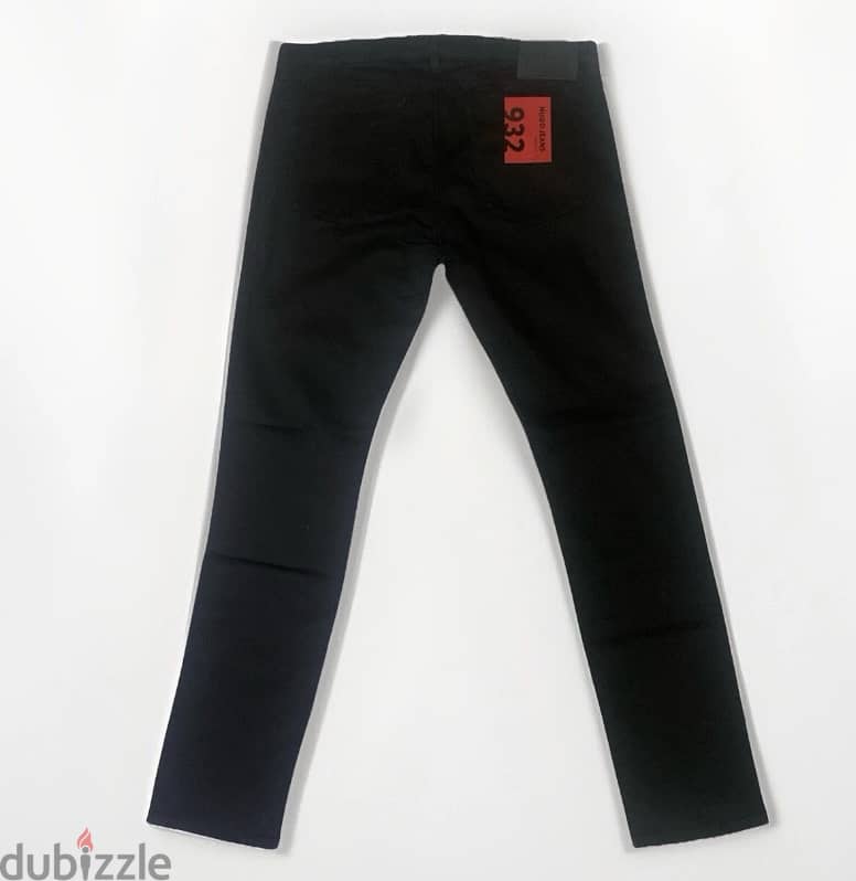 Hugo Black Jeans Size 36/32 Slim - بنطلون جينز هوجو أسود مقاس 36/32 1