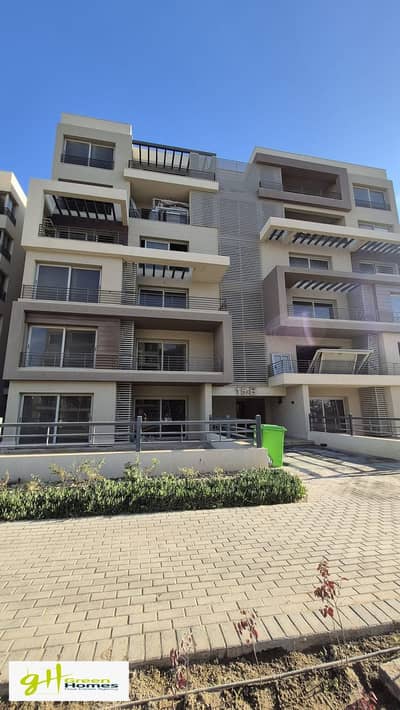 apartment with garden for sale at palm hills new cairo with lowest price