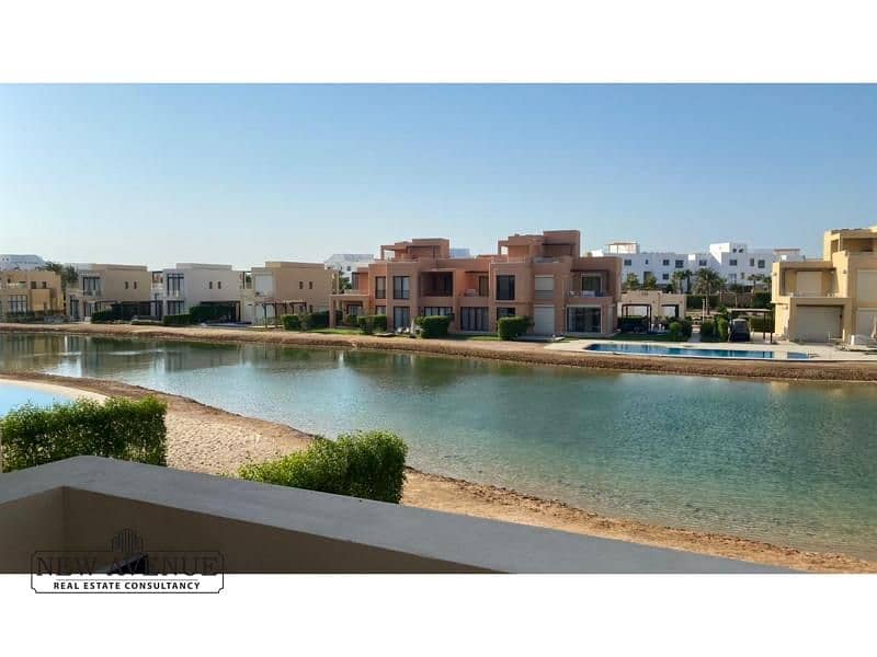 Delivered Townhouse corner Lagoon view in 3 Bedrooms  2 Bathrooms Tawila Gouna 0