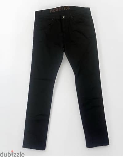 Hugo Black Jeans Size 32/34- بنطلون جينز هوجو أسود مقاس 32/34