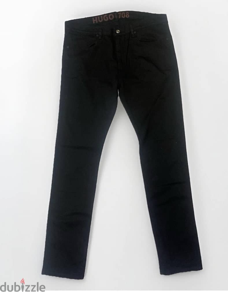 Hugo Black Jeans Size 32/34- بنطلون جينز هوجو أسود مقاس 32/34 0