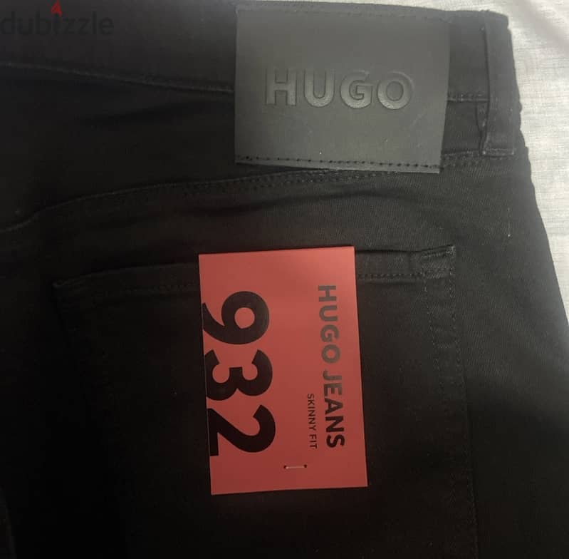 Hugo Black Jeans Size 32/34- بنطلون جينز هوجو أسود مقاس 32/34 2