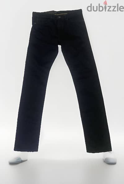 Hugo Boss Delaware Tapered Fit Slim Fit Size 32/34 Black Blue