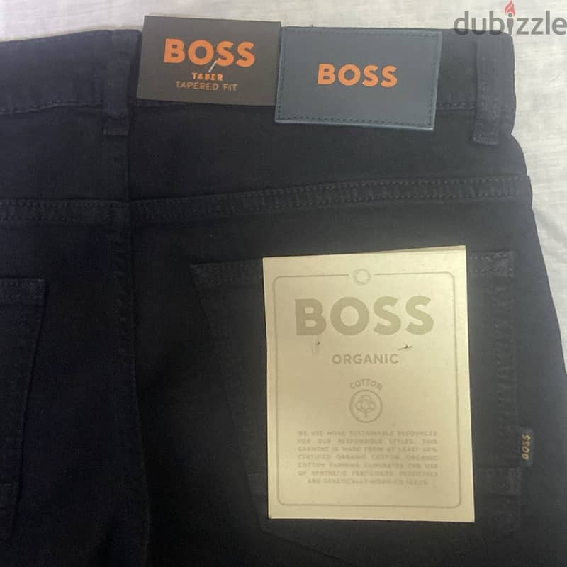 Hugo Boss Delaware Tapered Fit Slim Fit Size 32/34 Black Blue 2