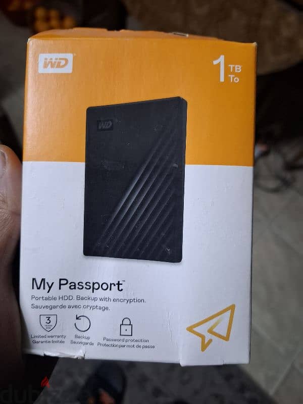 Western Digital WD 1TB My Passport  هارد خارجي 1