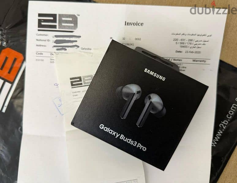 Samsung Galaxy Buds 3 Pro Sealed ضمان محلي 3