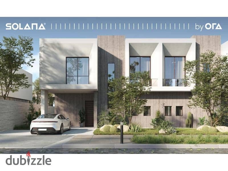 Townhouse villa for sale in Solana Compound - Aura New Zayed, fully finished, ultra super deluxe 0