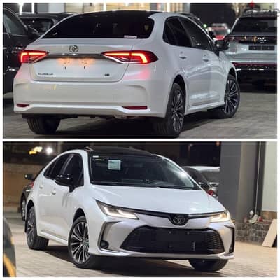 Toyota Corolla 2025   كورولا ٢٠٢٥ زيرو ابيض اعلي  فئة