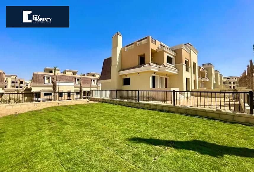 Under Market Price!! Villa Town House Corner For Sale With Out Over Price In Sarai Compound -ELshorouk . (Buy Now!!!) 0