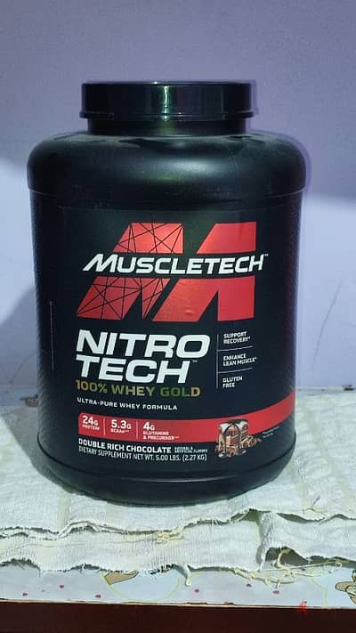 : MuscleTech NitroTech 100% Whey Gold - نكهة الشوكولاتة