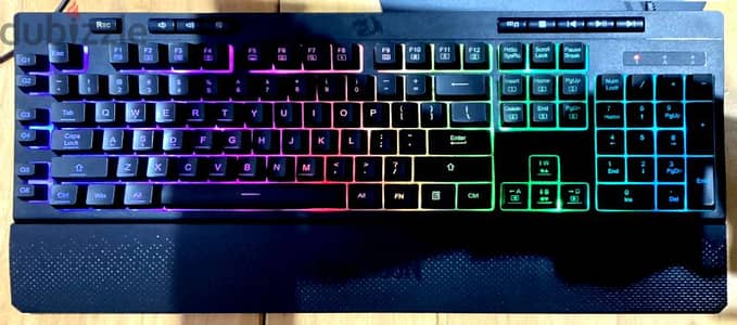 Keyboard Redragon RGB K512 Shiva membrane