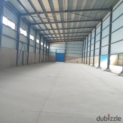 Hangar for rent, area 1500 m, Inshas area, industrial license