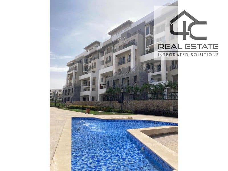 Apartment 191m with garden 99m  view on pool with the lowest down payment and installments in hyde park fifth settlement 0